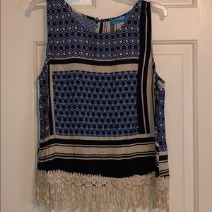 Cute fringe top